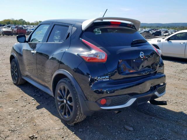 JN8AF5MV6HT752497 - 2017 NISSAN JUKE S BLACK photo 3