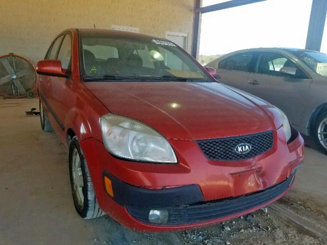 KNADE163966059903 - 2006 KIA RIO 5 RED photo 1