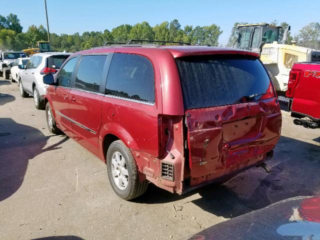 2A4RR5DG3BR675751 - 2011 CHRYSLER TOWN & COU MAROON photo 3