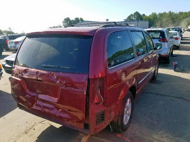 2A4RR5DG3BR675751 - 2011 CHRYSLER TOWN & COU MAROON photo 4