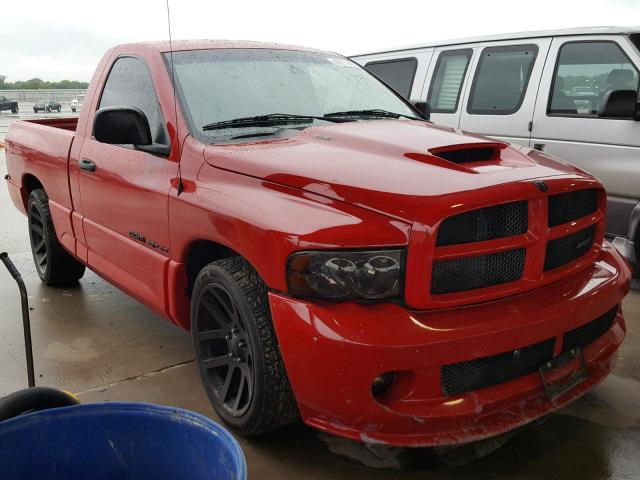 3D3HA16H44G269839 - 2004 DODGE RAM SRT10 RED photo 1