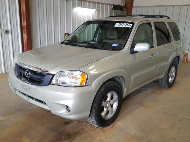 4F2CZ04195KM64776 - 2005 MAZDA TRIBUTE S TAN photo 2