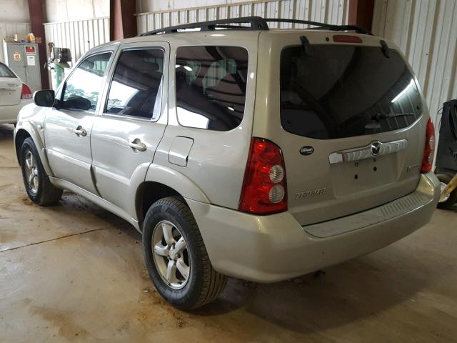 4F2CZ04195KM64776 - 2005 MAZDA TRIBUTE S TAN photo 3