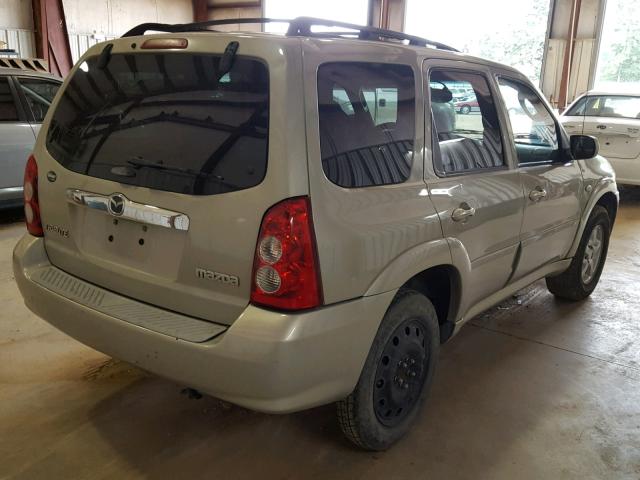 4F2CZ04195KM64776 - 2005 MAZDA TRIBUTE S TAN photo 4