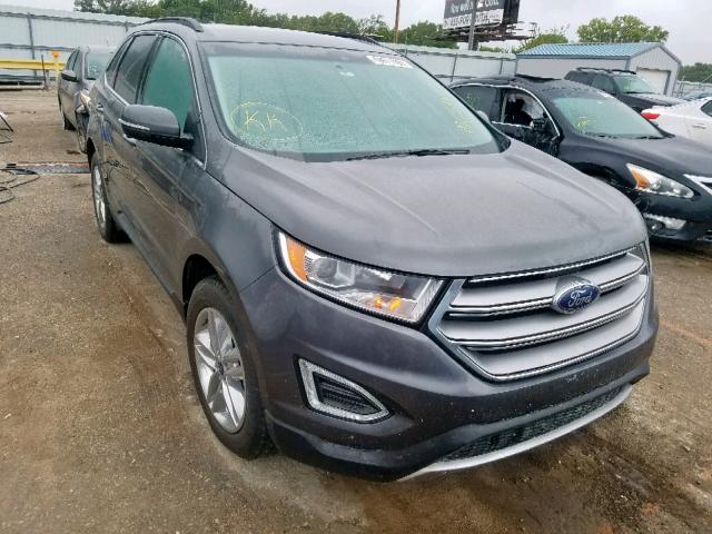 2FMTK4J98FBC10747 - 2015 FORD EDGE SEL CHARCOAL photo 1