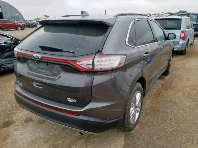 2FMTK4J98FBC10747 - 2015 FORD EDGE SEL CHARCOAL photo 4