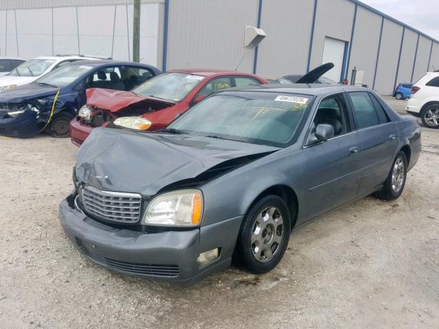 1G6KD54Y94U132802 - 2004 CADILLAC DEVILLE GRAY photo 2