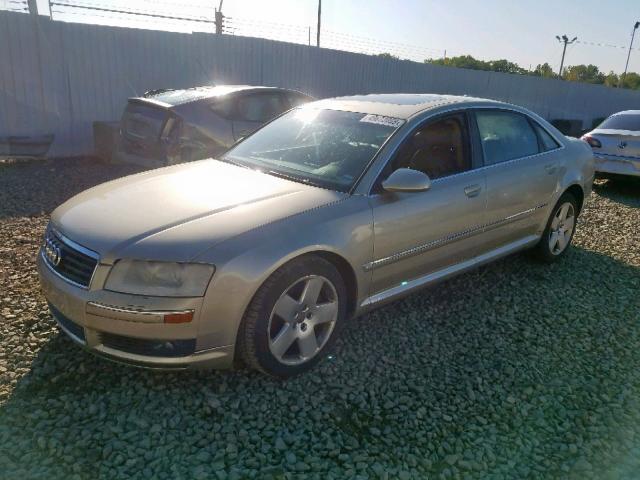 WAUML44E74N018720 - 2004 AUDI A8 L QUATT GOLD photo 2