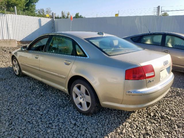 WAUML44E74N018720 - 2004 AUDI A8 L QUATT GOLD photo 3