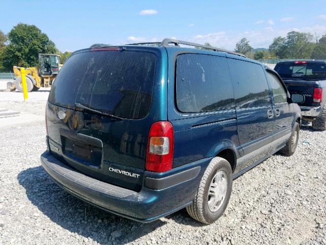 1GNDX03E2XD134863 - 1999 CHEVROLET VENTURE GREEN photo 4