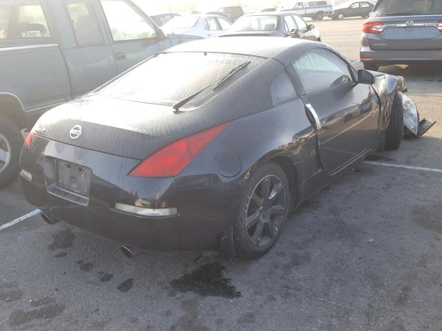 JN1AZ34D45M611015 - 2005 NISSAN 350Z COUPE BLACK photo 4