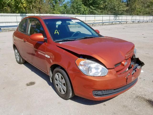 KMHCM36CX9U140241 - 2009 HYUNDAI ACCENT GS ORANGE photo 1