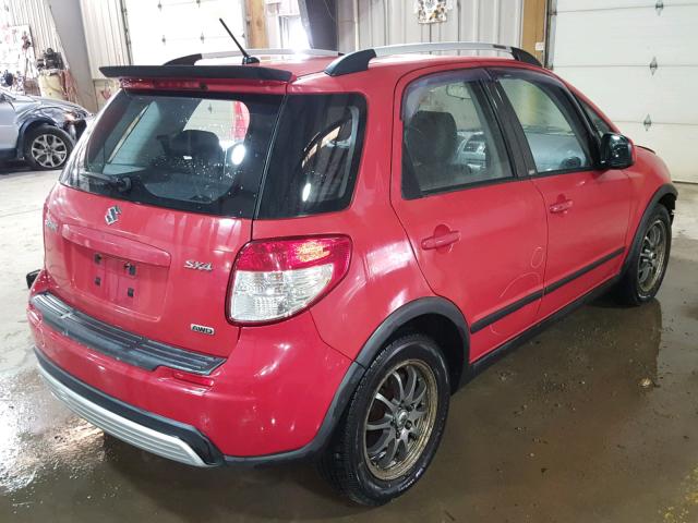 JS2YB417885103929 - 2008 SUZUKI SX4 TOURIN RED photo 4