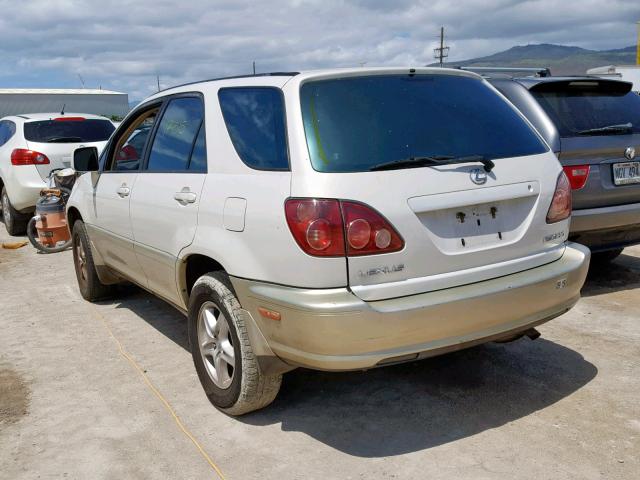 JT6GF10UXY0046508 - 2000 LEXUS RX 300 WHITE photo 3