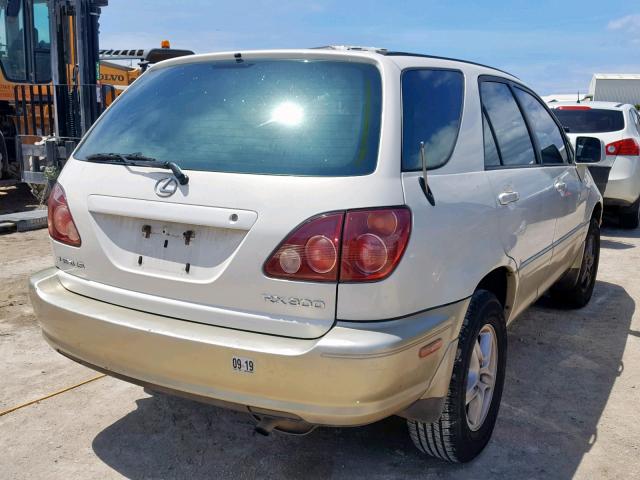 JT6GF10UXY0046508 - 2000 LEXUS RX 300 WHITE photo 4