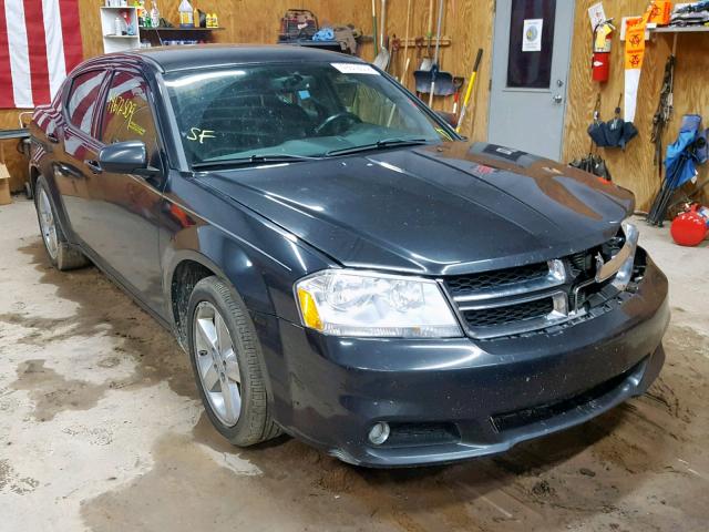 1B3BD2FB0BN515184 - 2011 DODGE AVENGER LU BLACK photo 1