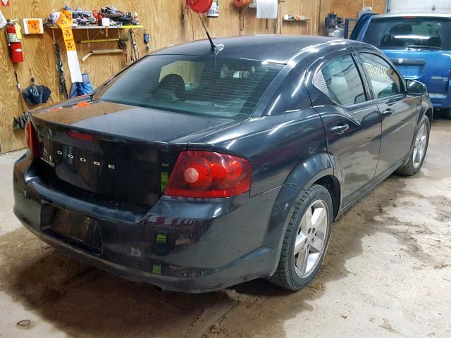 1B3BD2FB0BN515184 - 2011 DODGE AVENGER LU BLACK photo 4