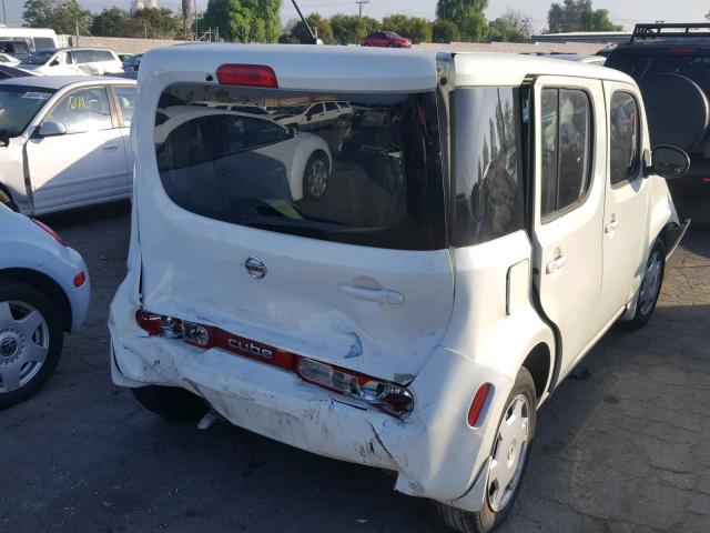 JN8AZ2KR3BT213175 - 2011 NISSAN CUBE BASE WHITE photo 4