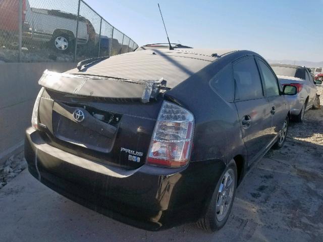 JTDKB20U363173407 - 2006 TOYOTA PRIUS BLACK photo 4