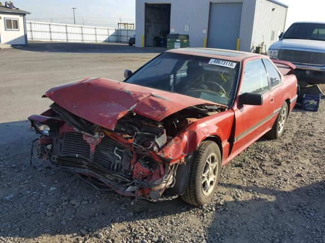 JHMBA4122LC005215 - 1990 HONDA PRELUDE 2. RED photo 2