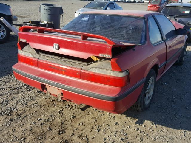 JHMBA4122LC005215 - 1990 HONDA PRELUDE 2. RED photo 4