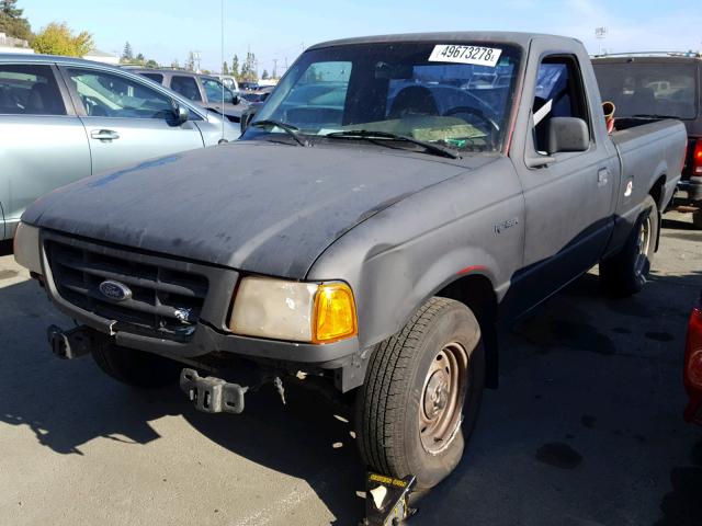 1FTYR10C41PA16963 - 2001 FORD RANGER CHARCOAL photo 2