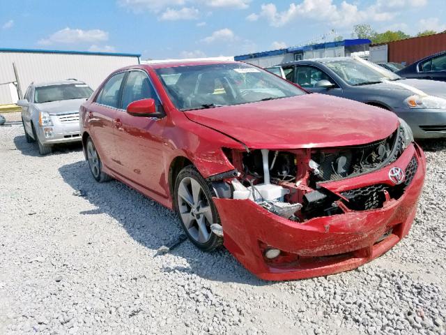 4T1BF1FK6CU637232 - 2012 TOYOTA CAMRY BASE RED photo 1