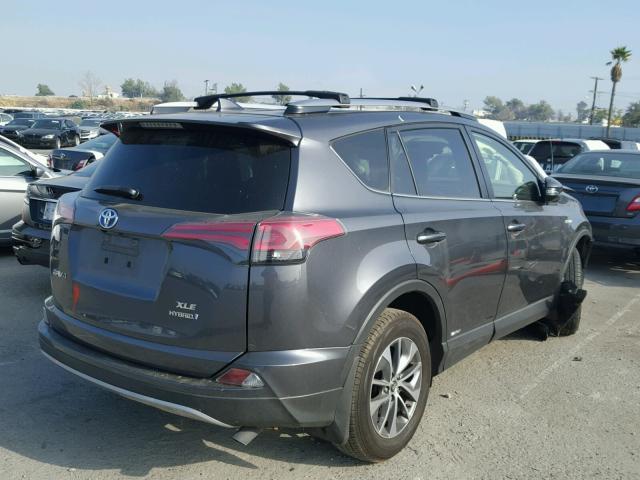 JTMRJREV2HD149432 - 2017 TOYOTA RAV4 HV LE GRAY photo 4