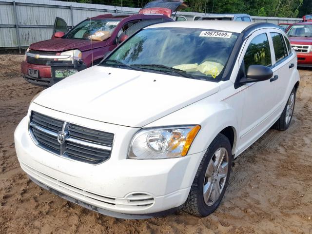 1B3HB48B27D312819 - 2007 DODGE CALIBER SX WHITE photo 2