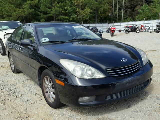 JTHBA30G645049411 - 2004 LEXUS ES 330 BLACK photo 1