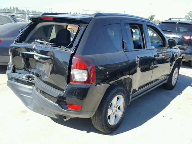 1C4NJCBA6ED731610 - 2014 JEEP COMPASS SP BLACK photo 4