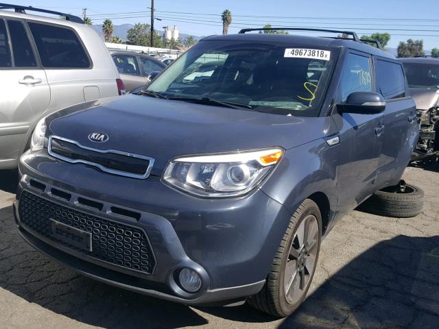 KNDJX3A51E7015181 - 2014 KIA SOUL ! BLUE photo 2