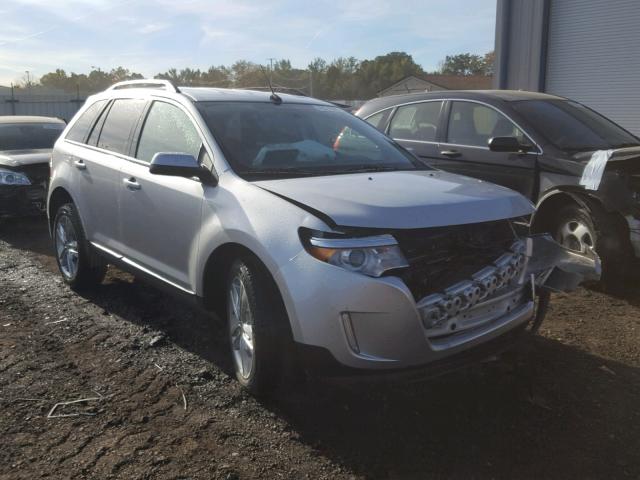 2FMDK3JC6EBB60536 - 2014 FORD EDGE SEL GRAY photo 1