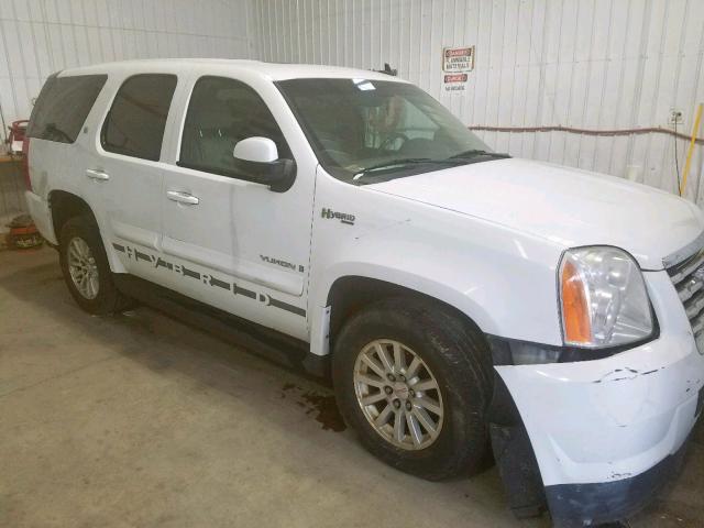 1GKFK13558R191671 - 2008 GMC YUKON HYBR WHITE photo 2