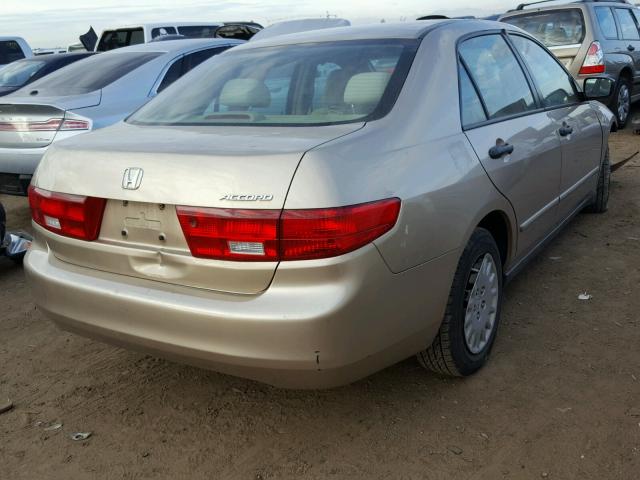 1HGCM56135A113863 - 2005 HONDA ACCORD DX GOLD photo 4