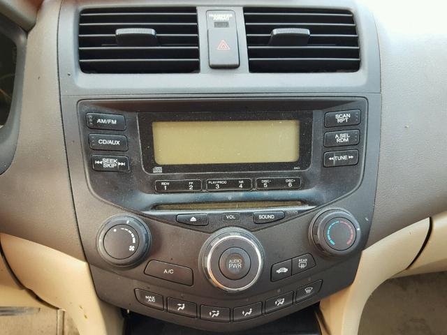 1HGCM56135A113863 - 2005 HONDA ACCORD DX GOLD photo 9