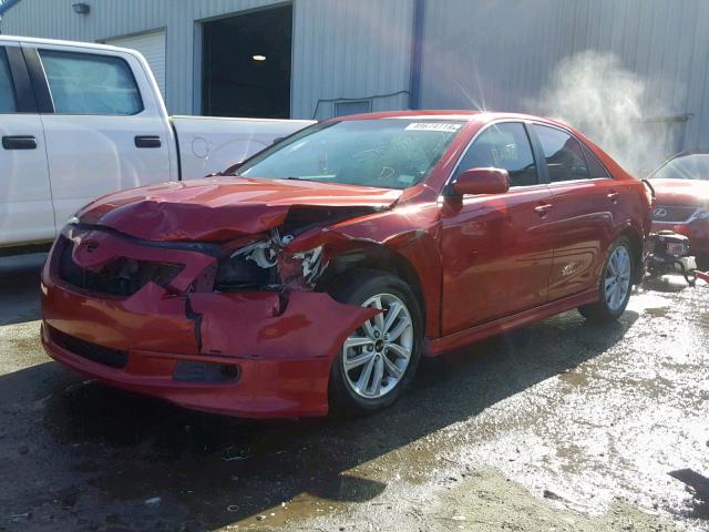 4T1BE46K29U409421 - 2009 TOYOTA CAMRY BASE RED photo 2