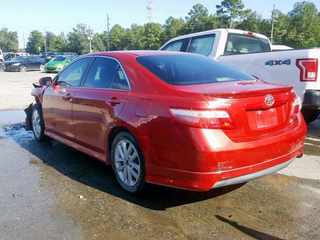 4T1BE46K29U409421 - 2009 TOYOTA CAMRY BASE RED photo 3