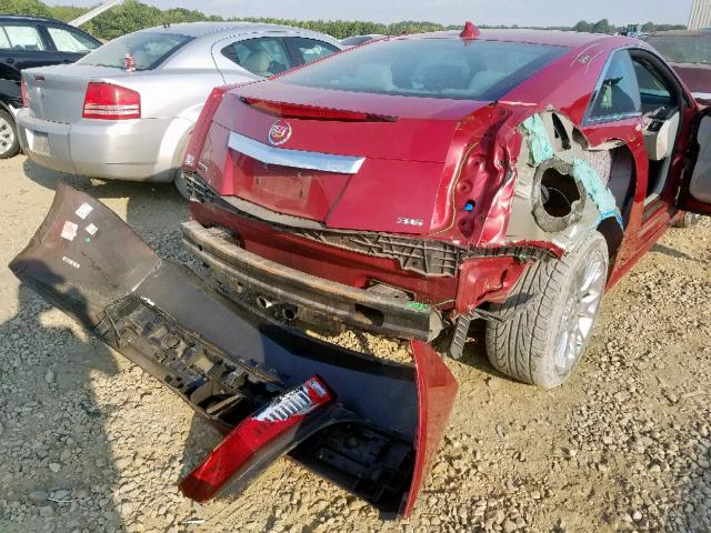 1G6DJ1ED5B0142575 - 2011 CADILLAC CTS PERFOR RED photo 9