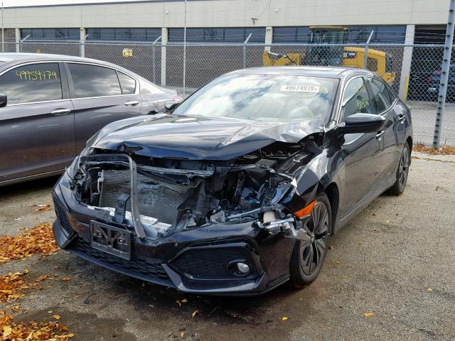 SHHFK7H76HU228837 - 2017 HONDA CIVIC EXL 黑色 照片 2
