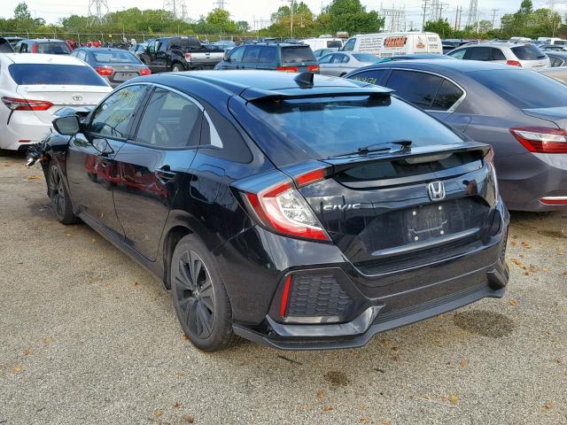 SHHFK7H76HU228837 - 2017 HONDA CIVIC EXL 黑色 照片 3