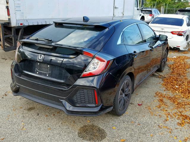 SHHFK7H76HU228837 - 2017 HONDA CIVIC EXL 黑色 照片 4