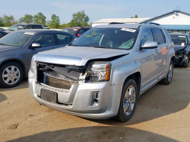 2GKALUEK4E6215557 - 2014 GMC TERRAIN DE SILVER photo 2