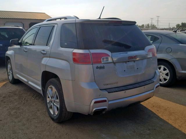 2GKALUEK4E6215557 - 2014 GMC TERRAIN DE SILVER photo 3