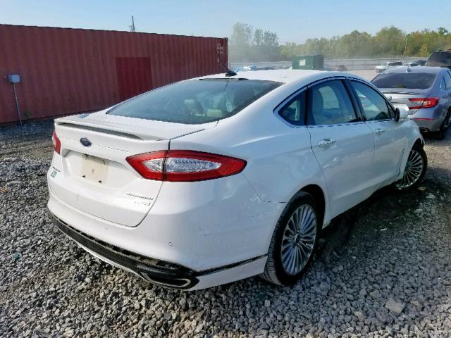 3FA6P0K90GR158033 - 2016 FORD FUSION TIT WHITE photo 4