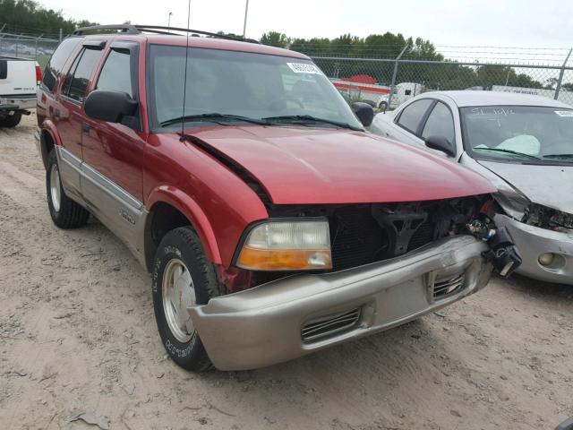 1GKCS13W112204054 - 2001 GMC JIMMY BURGUNDY photo 1