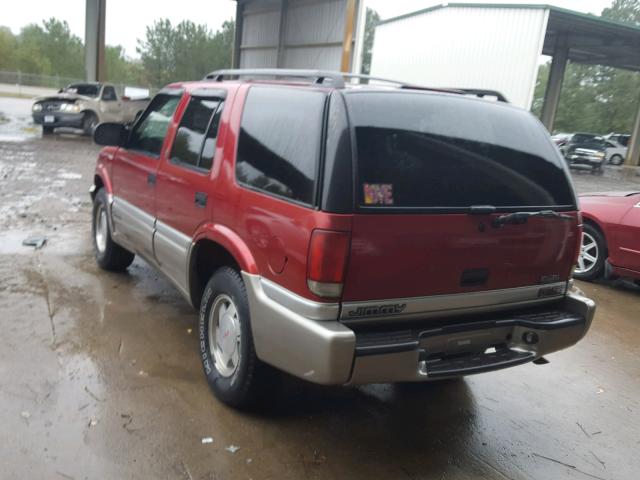 1GKCS13W112204054 - 2001 GMC JIMMY BURGUNDY photo 3