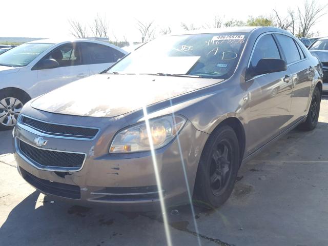 1G1ZG57B38F167851 - 2008 CHEVROLET MALIBU LS 棕色 照片 2