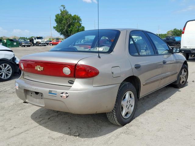 1G1JC52F347110377 - 2004 CHEVROLET CAVALIER GOLD photo 4