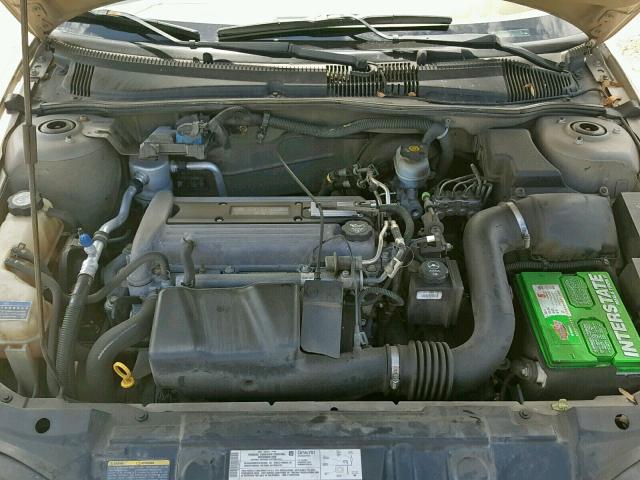 1G1JC52F347110377 - 2004 CHEVROLET CAVALIER GOLD photo 7